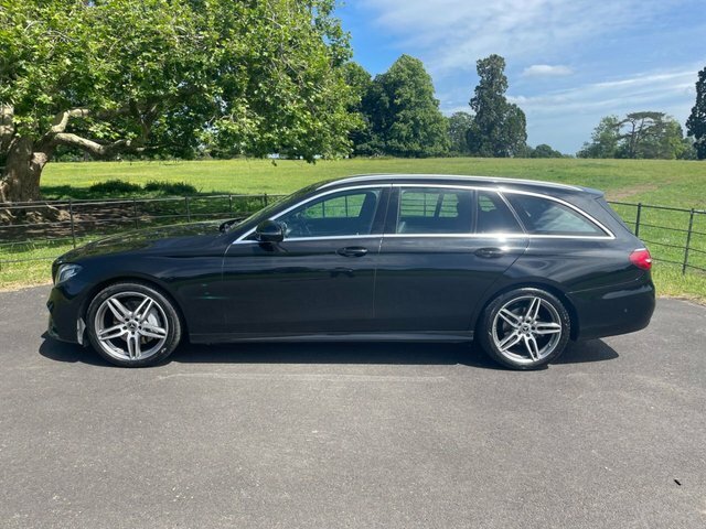 Mercedes-Benz E Class 2018 2.0 E220d Amg Line Estate G-tronic KT67VBB Black #2