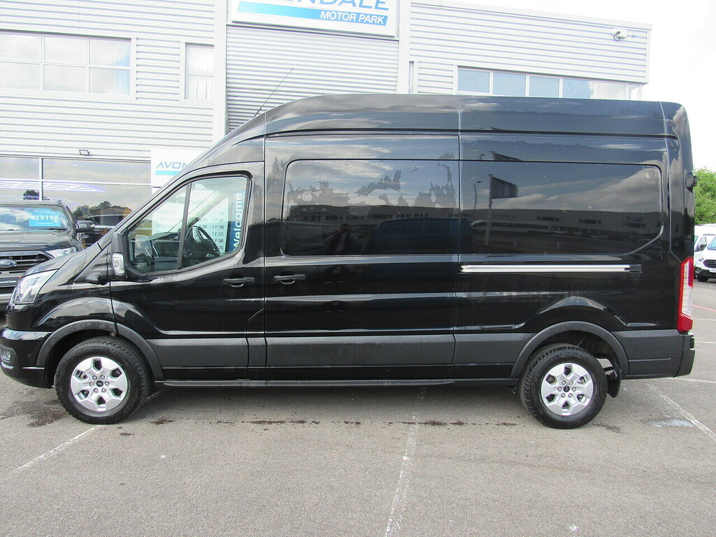 Ford Transit Custom 350 Ecoblue Limited L3 H3 Black Lwb High WN75NUC Black #3