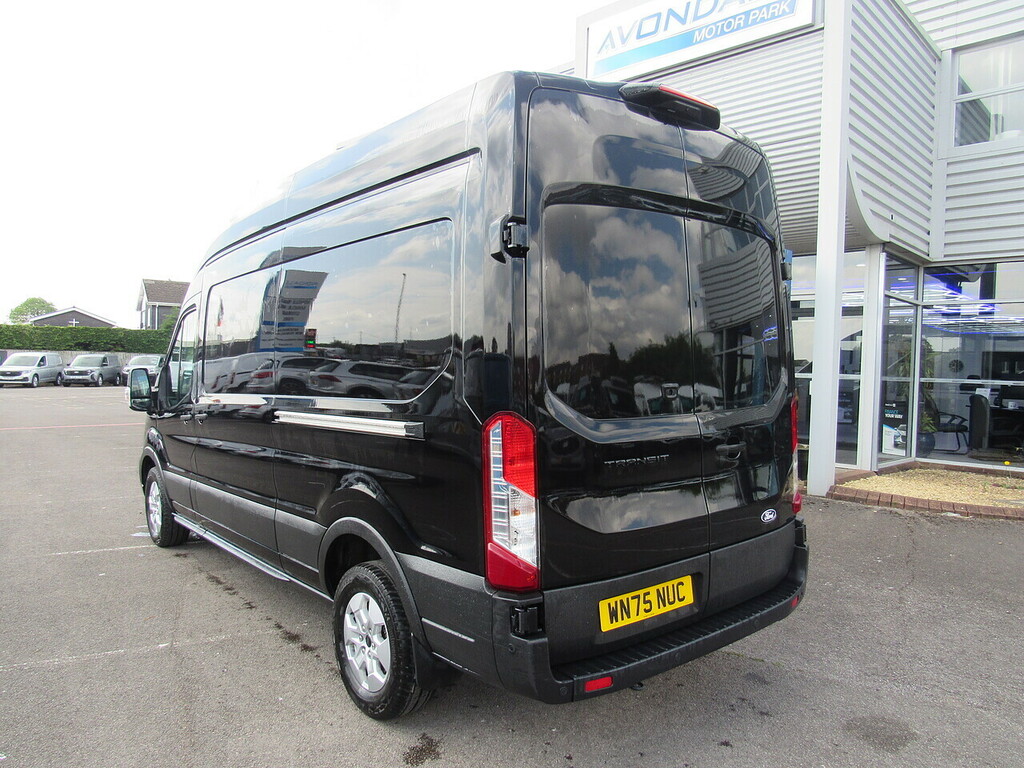 Ford Transit Custom 350 Ecoblue Limited L3 H3 Black Lwb High WN75NUC Black #4