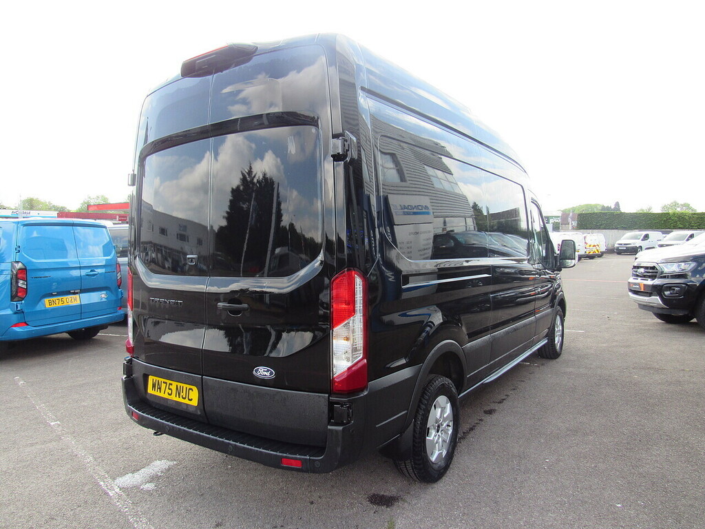 Ford Transit Custom 350 Ecoblue Limited L3 H3 Black Lwb High WN75NUC Black #6