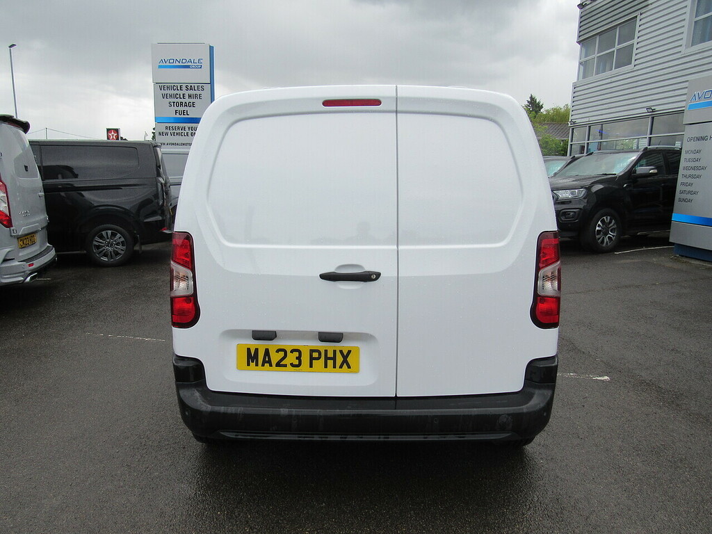 Peugeot Partner Bluehdi 1000 Professional Premium Euro 6 3 Seats MA23PHX White #5