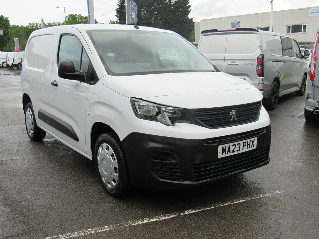 Peugeot Partner Bluehdi 1000 Professional Premium Euro 6 3 Seats MA23PHX White #6