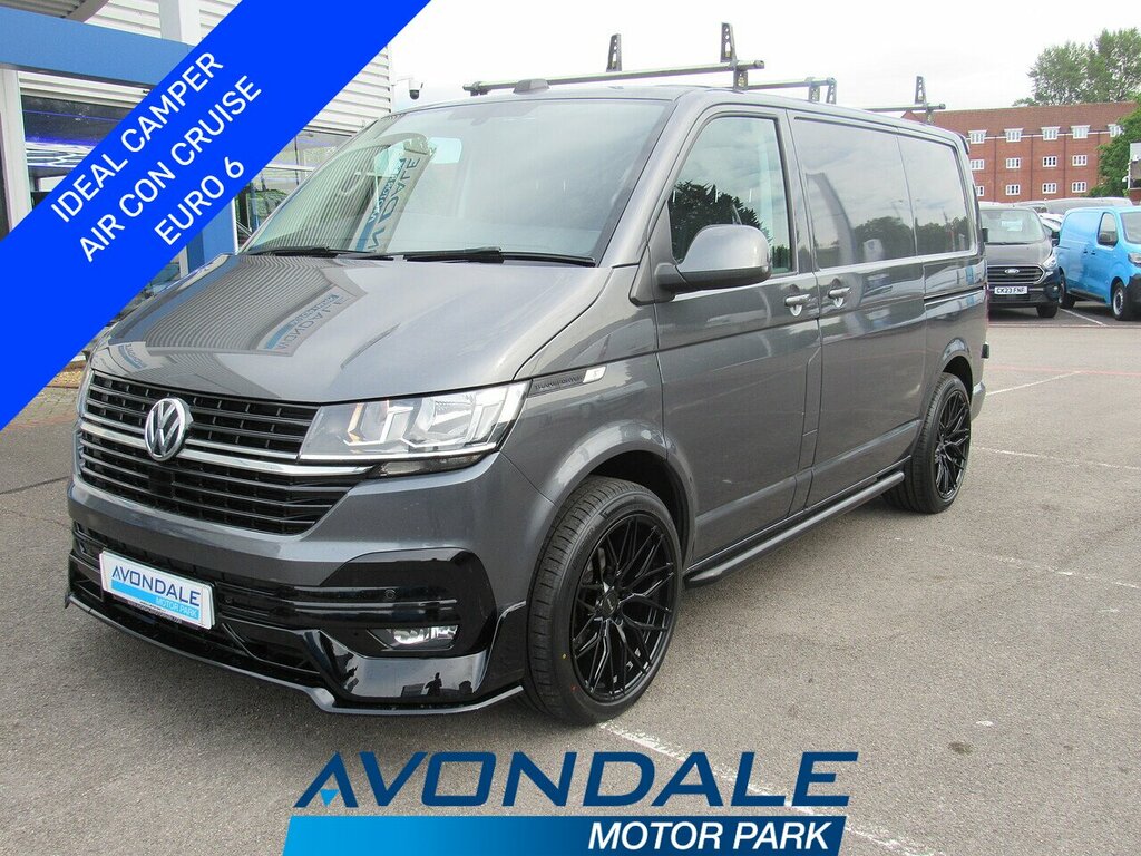 Volkswagen Transporter Tdi T28 Highline Grey Euro 6 Sport Styled Ideal Da Grey