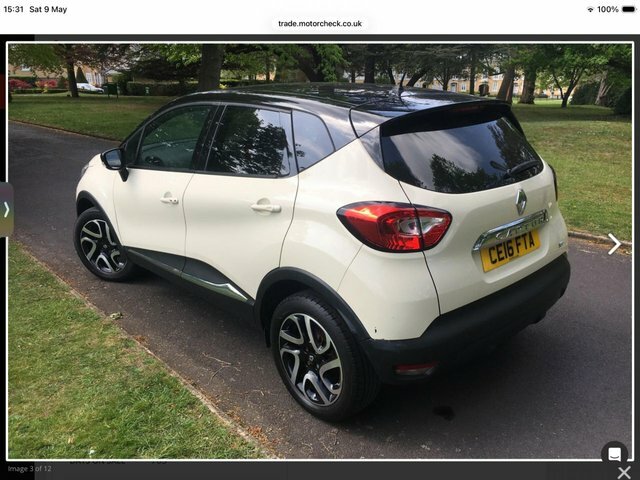 Renault Captur 0.9 Tce Energy Dynamique S Nav Suv Manu White #2