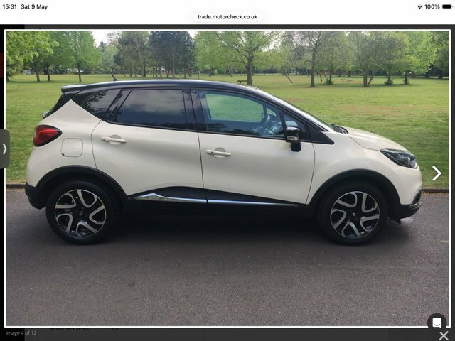 Renault Captur 0.9 Tce Energy Dynamique S Nav Suv Manu White #3