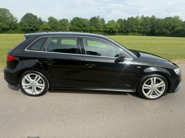 Audi A3 2.0 Tdi S Line Sportback Quattro Black #3