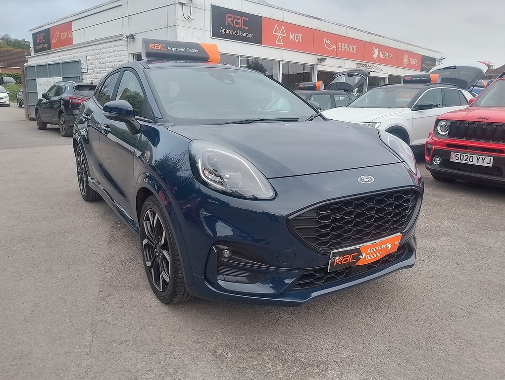 Ford Puma T Ecoboost Mhev St-line X UGZ6087 Blue #3