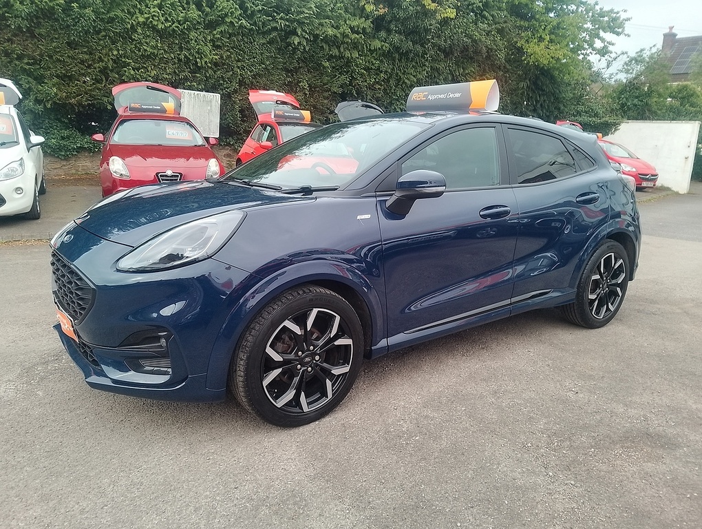 Ford Puma T Ecoboost Mhev St-line X UGZ6087 Blue #6