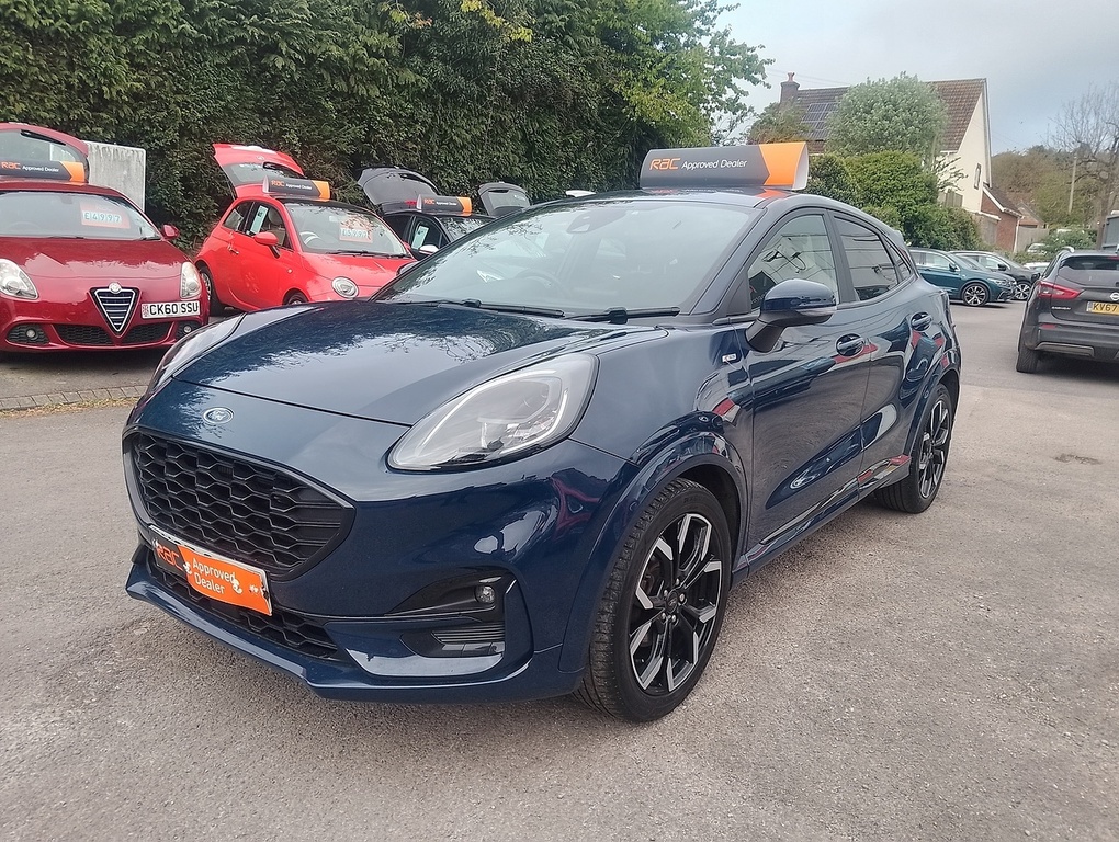 Ford Puma T Ecoboost Mhev St-line X UGZ6087 Blue #5