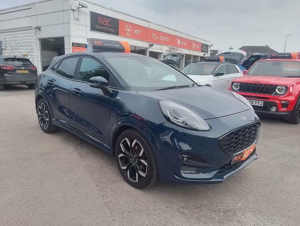 Ford Puma T Ecoboost Mhev St-line X UGZ6087 Blue #2