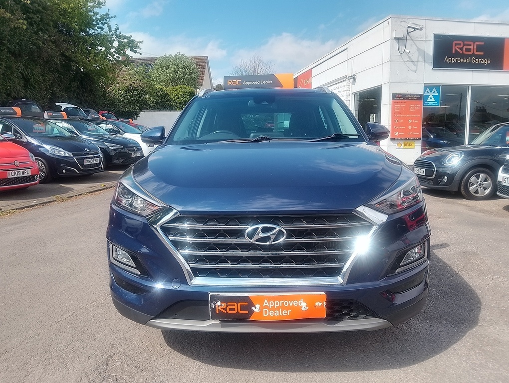 Hyundai Tucson Crdi Premium Blue #4