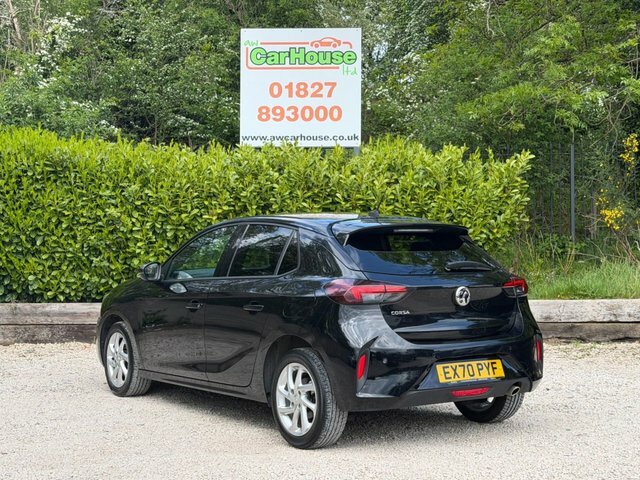 Vauxhall Corsa 1.2 Turbo Sri Nav EX70PYF Black #3