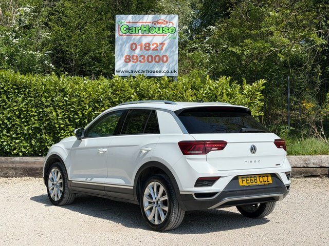 Volkswagen T-Roc 2.0 Tdi Sel Suv FE68CCZ White #3