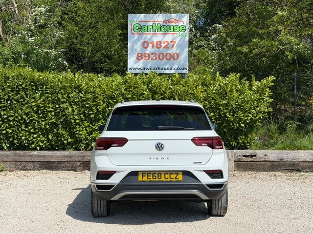 Volkswagen T-Roc 2.0 Tdi Sel Suv FE68CCZ White #6