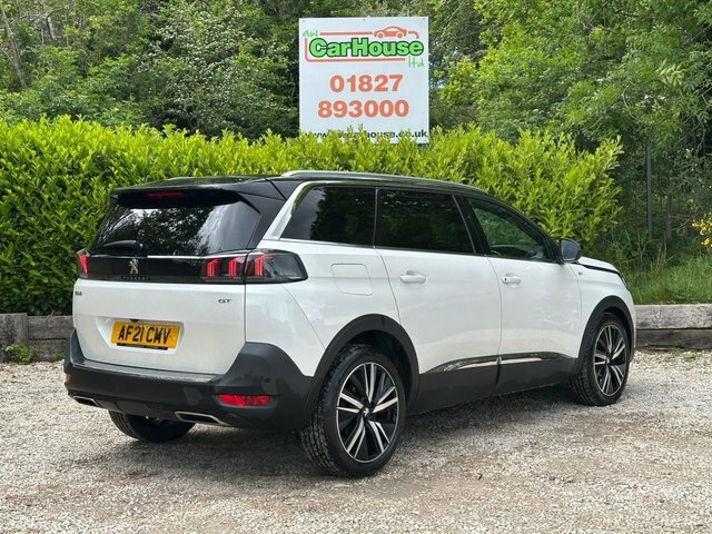 Peugeot 5008 1.5 Bluehdi Gt Premium AF21CMV White #5