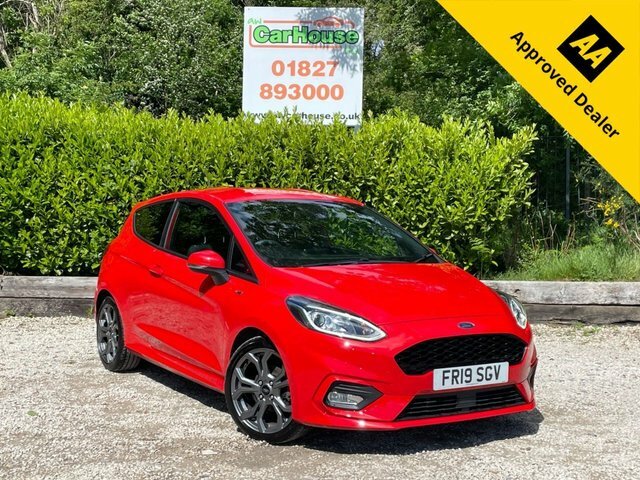 Ford Fiesta 1.0T Ecoboost Gpf St-line Red