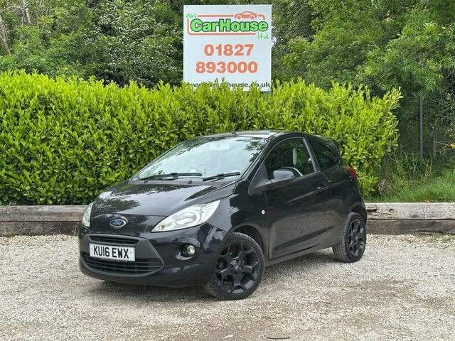 Ford KA 1.2 Zetec Black Edition KU16EWX Black #4