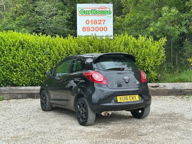 Ford KA 1.2 Zetec Black Edition KU16EWX Black #2