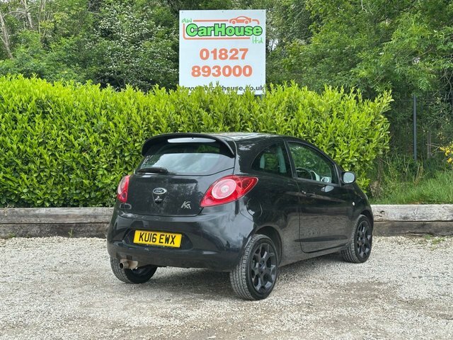 Ford KA 1.2 Zetec Black Edition KU16EWX Black #5
