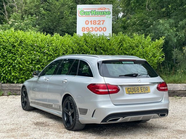 Mercedes-Benz C Class 2.1 C220d Nightfall Edition GU68EOR Silver #3