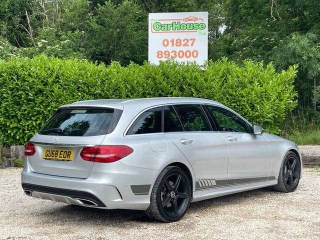 Mercedes-Benz C Class 2.1 C220d Nightfall Edition GU68EOR Silver #2
