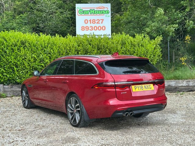 Jaguar XF 2.0D Portfolio Sportbrake PY18NXG Red #2