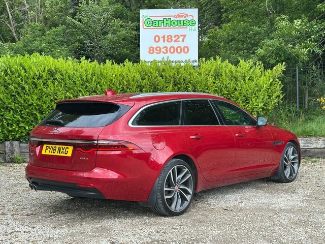 Jaguar XF 2.0D Portfolio Sportbrake PY18NXG Red #5