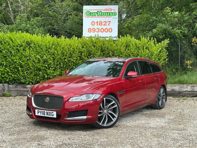 Jaguar XF 2.0D Portfolio Sportbrake PY18NXG Red #4