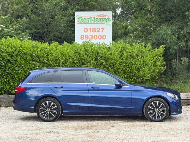 Mercedes-Benz C Class 2.0 C220d Se Estate YB68UOK Blue #4