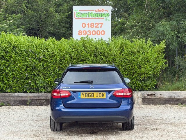 Mercedes-Benz C Class 2.0 C220d Se Estate YB68UOK Blue #5