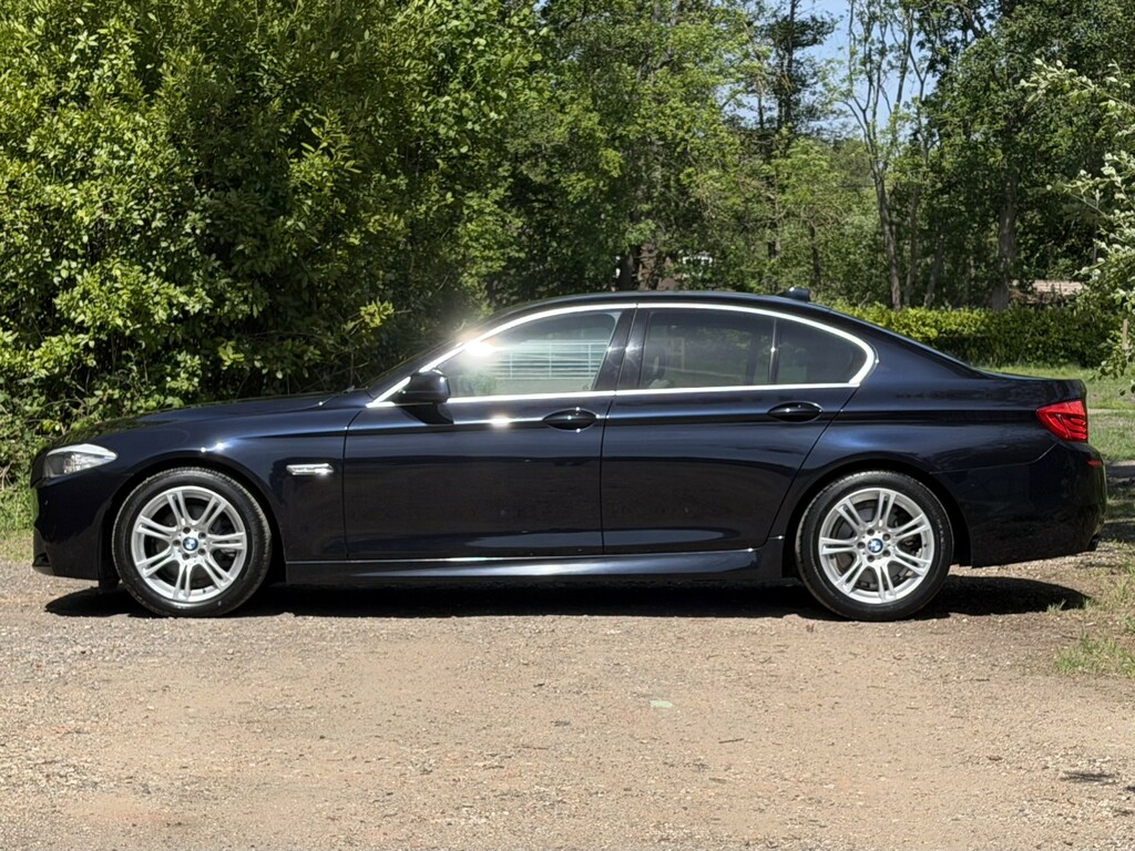 BMW 5 Series 2.0 520D M Sport Saloon Black #2