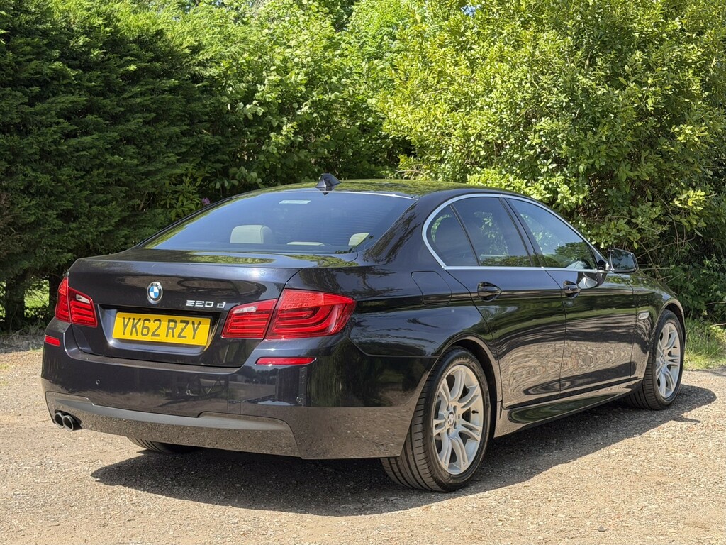 BMW 5 Series 2.0 520D M Sport Saloon Black #5