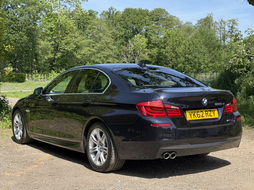 BMW 5 Series 2.0 520D M Sport Saloon Black #3