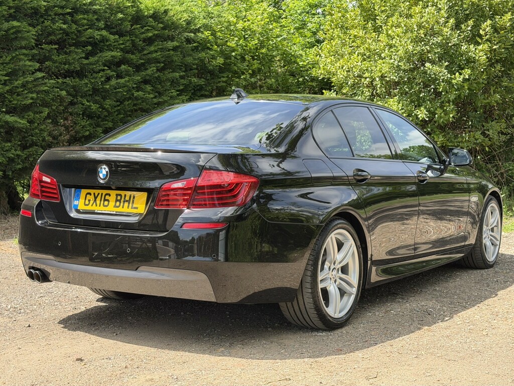 BMW 5 Series 2.0 520D M Sport Saloon Black #5
