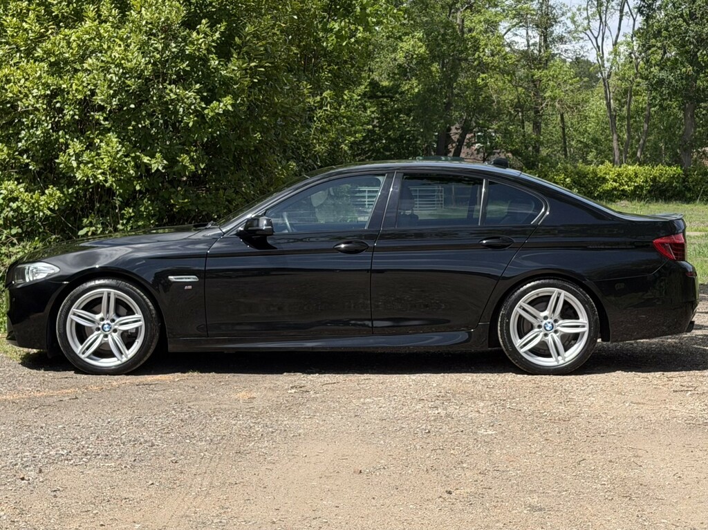 BMW 5 Series 2.0 520D M Sport Saloon Black #2