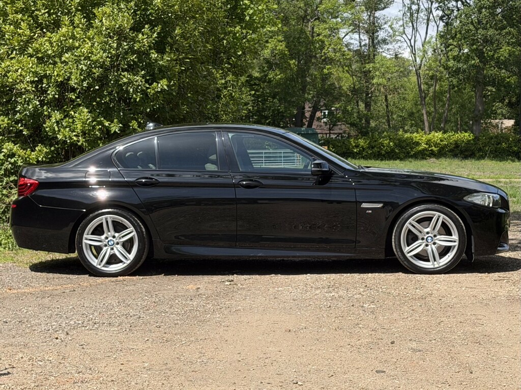 BMW 5 Series 2.0 520D M Sport Saloon Black #6