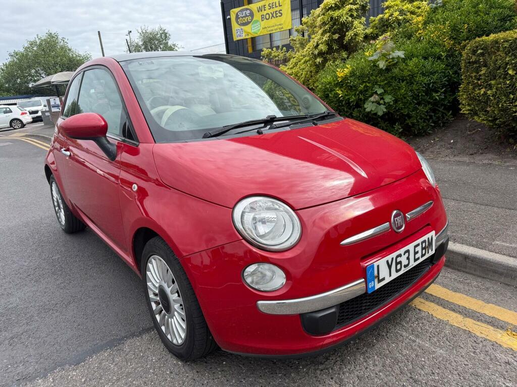 Fiat 500 Hatchback 1.2 Lounge Euro 6 Ss 201463 Red