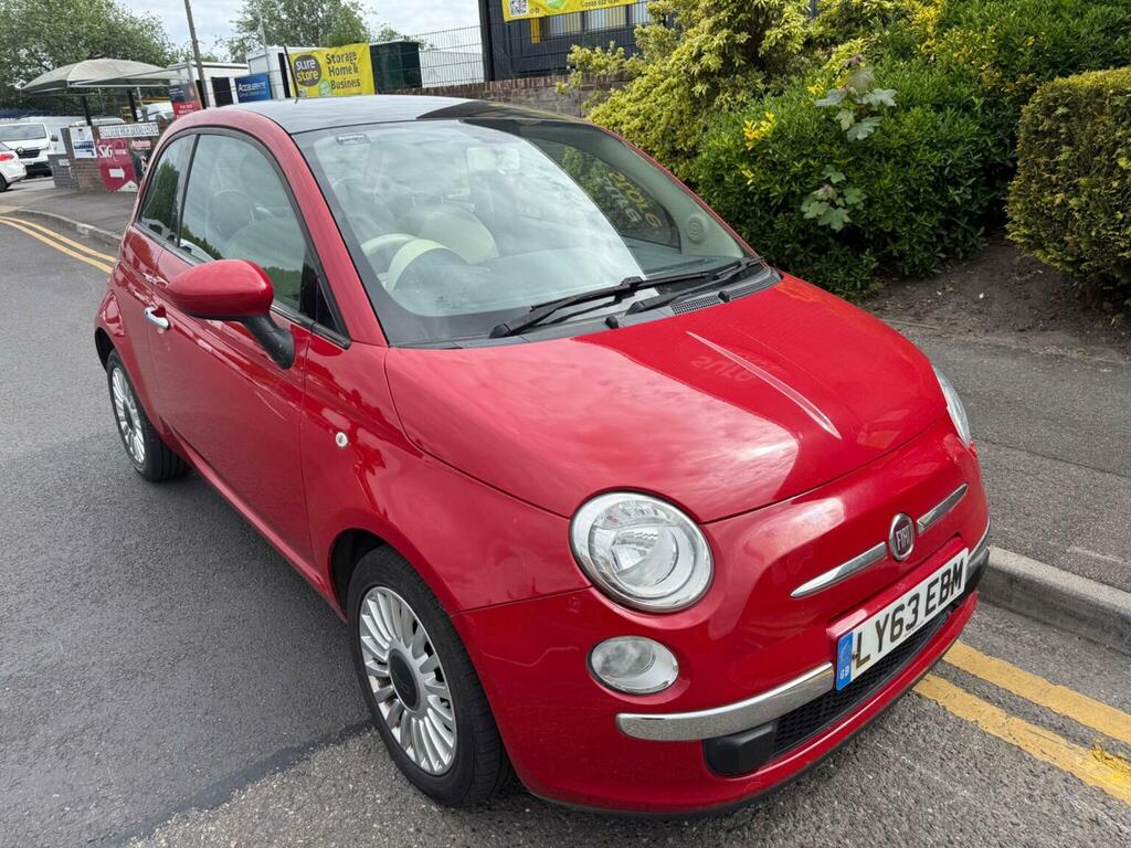 Fiat 500 Hatchback 1.2 Lounge Euro 6 Ss 201463 LY63EBM Red #2