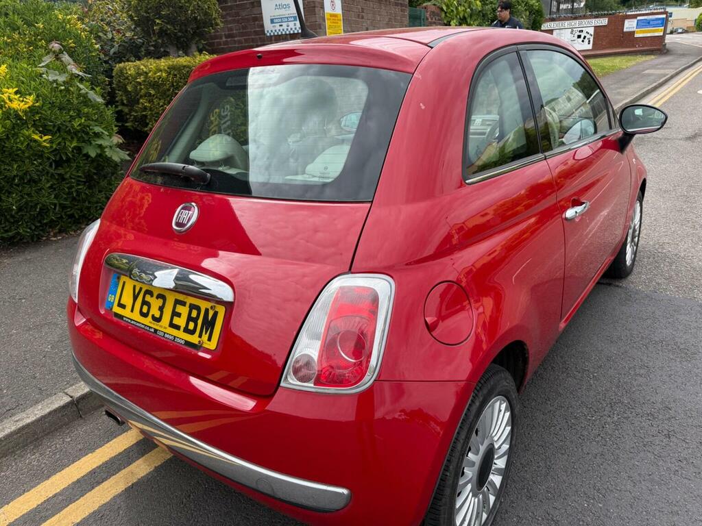 Fiat 500 Hatchback 1.2 Lounge Euro 6 Ss 201463 LY63EBM Red #5