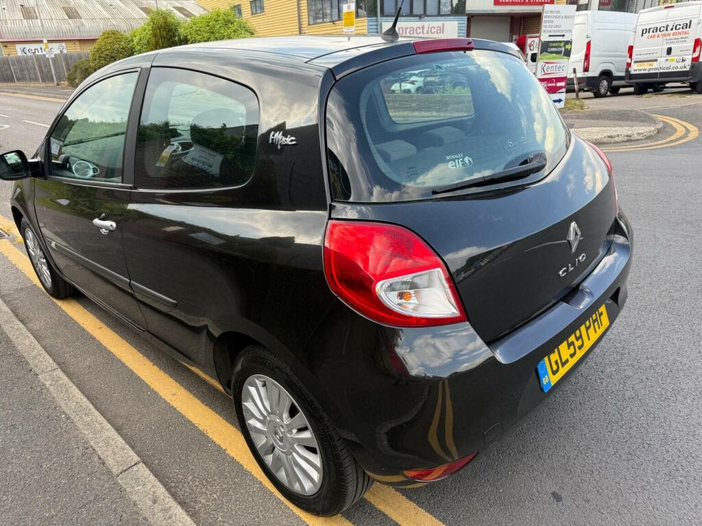 Renault Clio Hatchback 1.2 I-music Euro 5 201059 GL59PHF Black #6