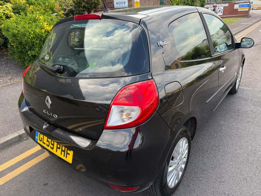 Renault Clio Hatchback 1.2 I-music Euro 5 201059 GL59PHF Black #4