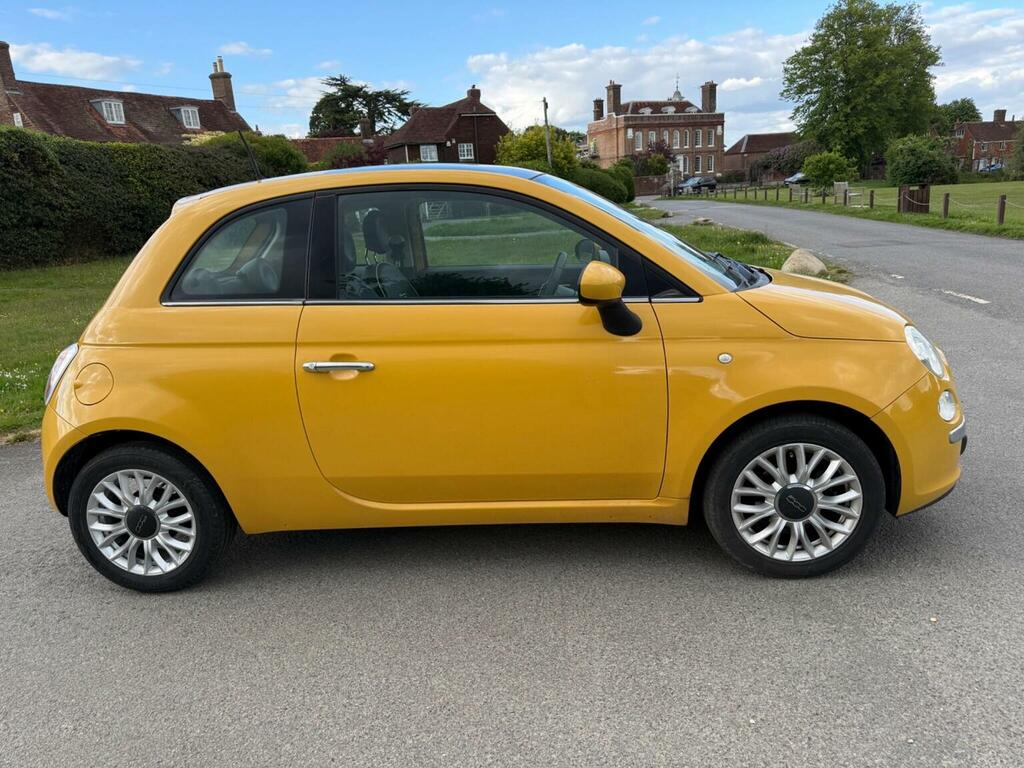 Fiat 500 Hatchback 1.2 Lounge Euro 6 Ss 201564 WO64NGE Yellow #4