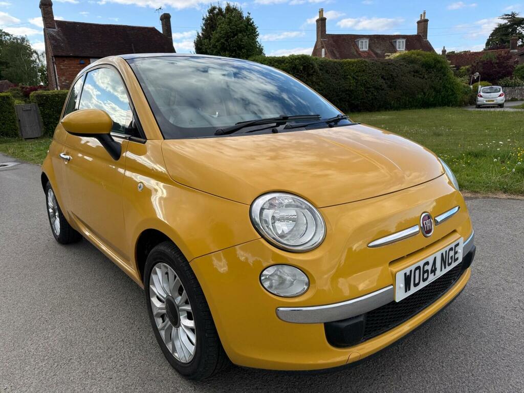Fiat 500 Hatchback 1.2 Lounge Euro 6 Ss 201564 Yellow