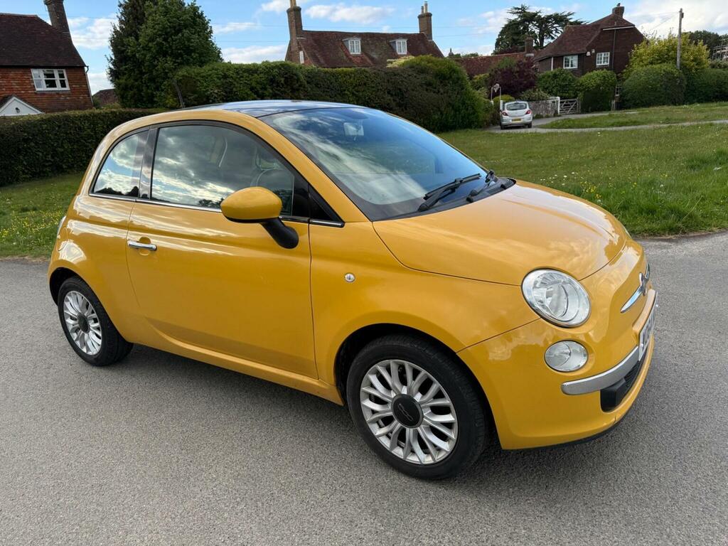 Fiat 500 Hatchback 1.2 Lounge Euro 6 Ss 201564 WO64NGE Yellow #3
