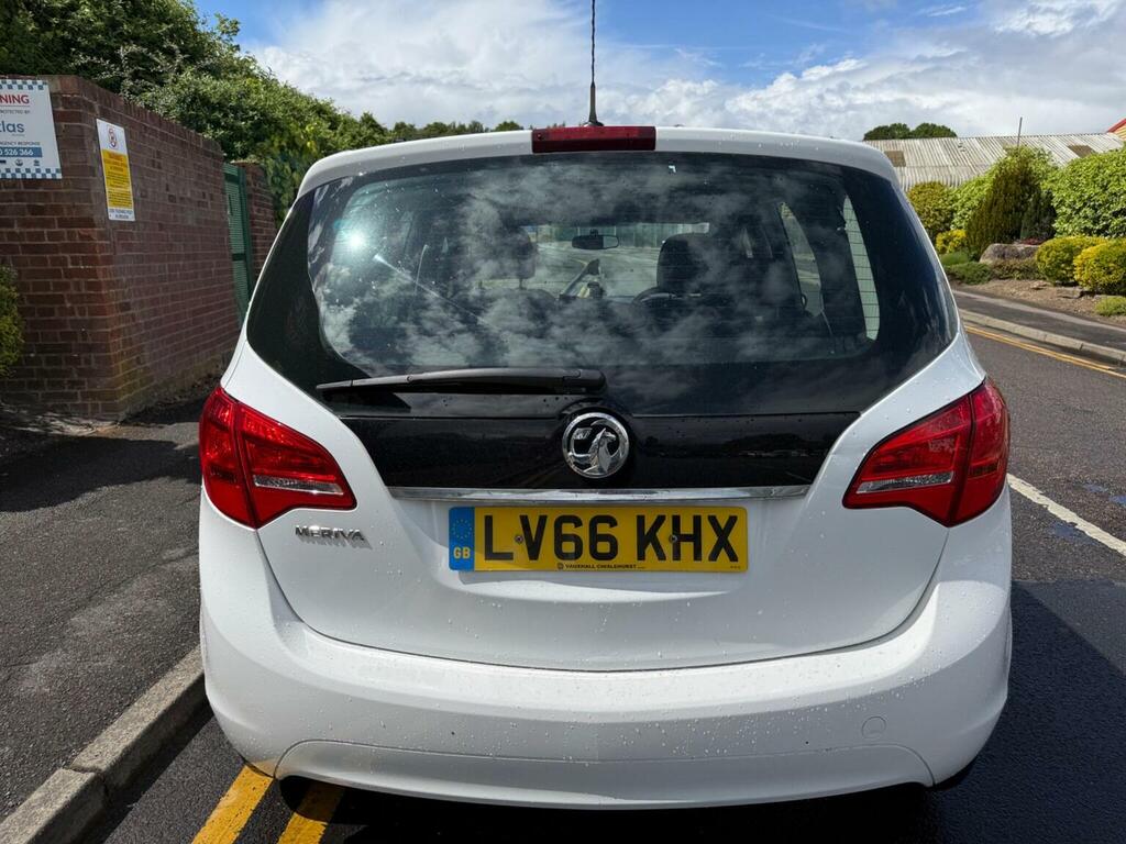 Vauxhall Meriva Mpv 1.4I Life Euro 6 201666 LV66KHX White #6