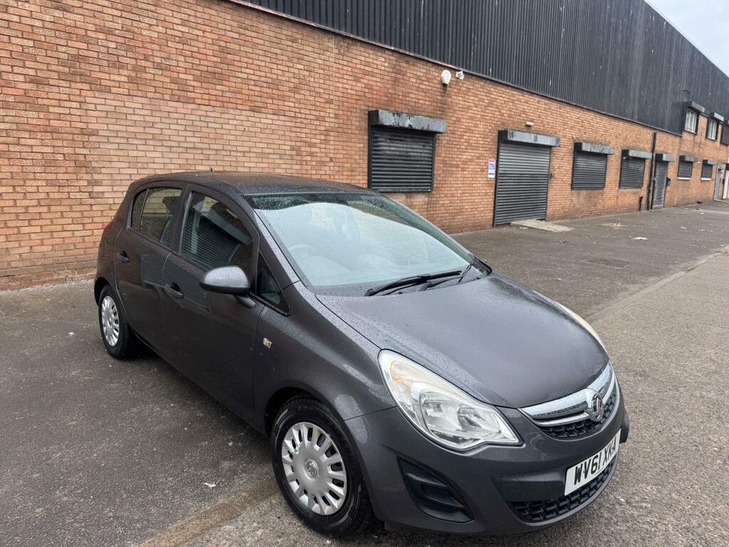 Vauxhall Corsa 1.2I Ecoflex 16V S Euro 5 Ss Ac WV61XKA Grey #2