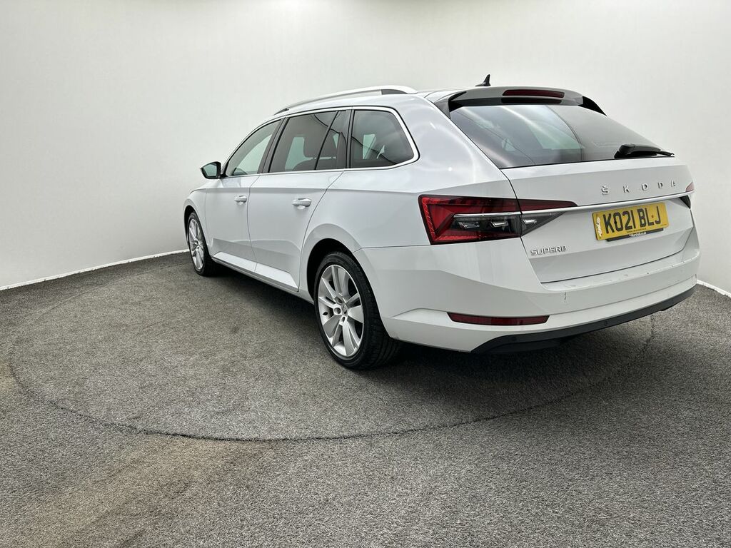 Skoda Superb 2.0 Tdi Cr Se L Dsg KO21BLJ White #6