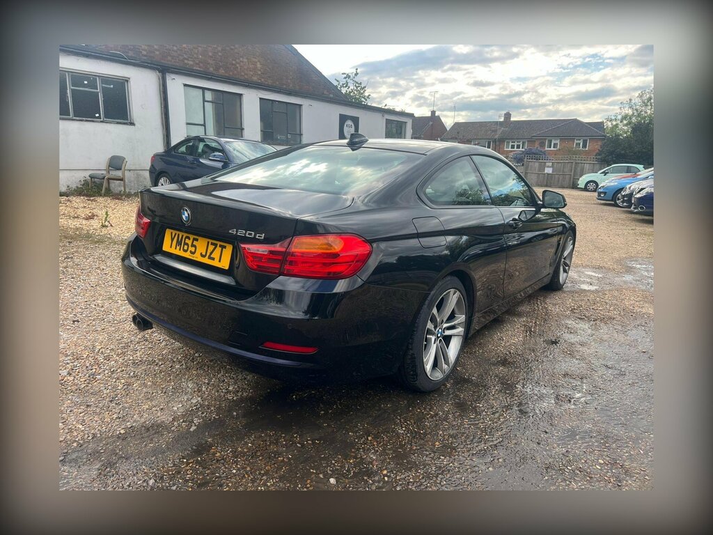 BMW 4 Series 2.0 420D Sport Euro 6 Ss YM65JZT Black #6