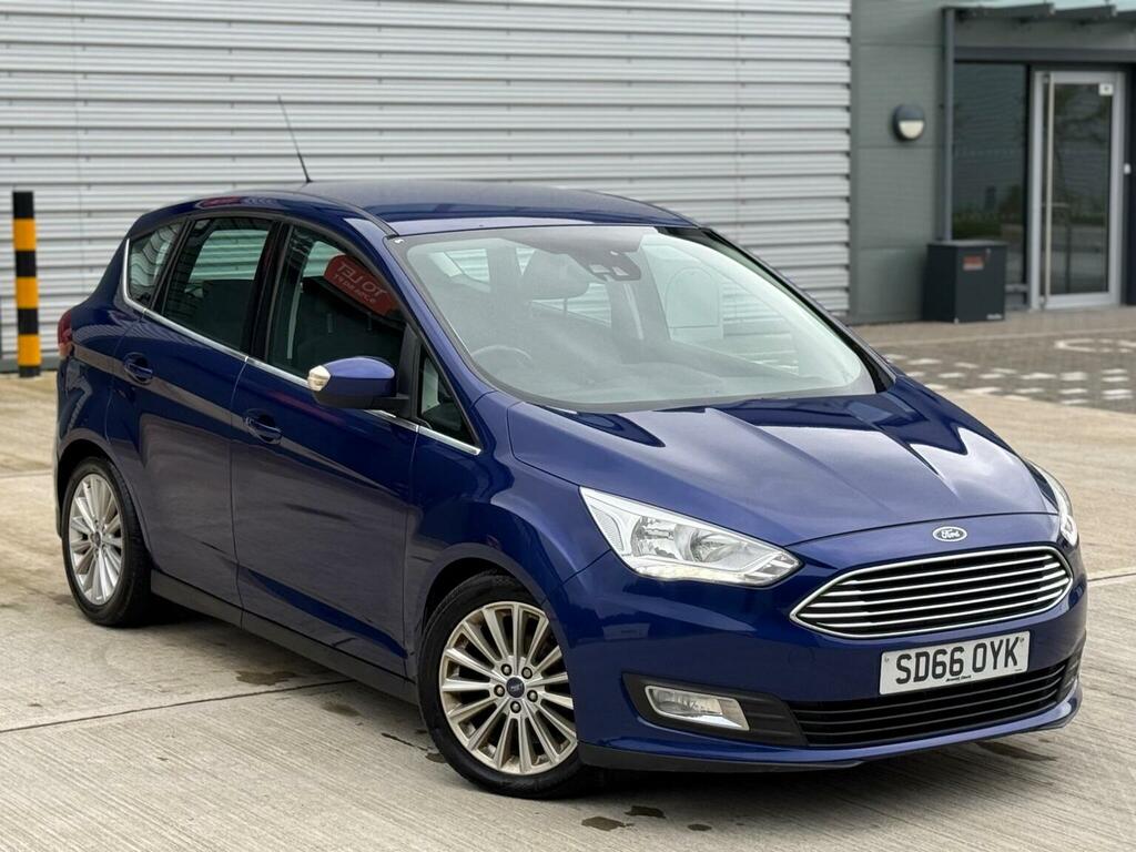 Ford C-Max Mpv 1.5 Tdci Titanium Powershift Euro 6 Ss SD66OYK Blue #4