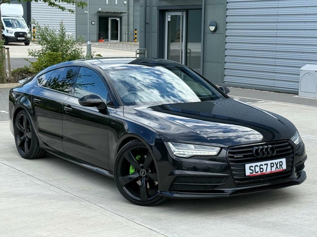 Audi A7 Hatchback 3.0 Tdi V6 Black Edition Sportback S Tro SC67PXR Black #4